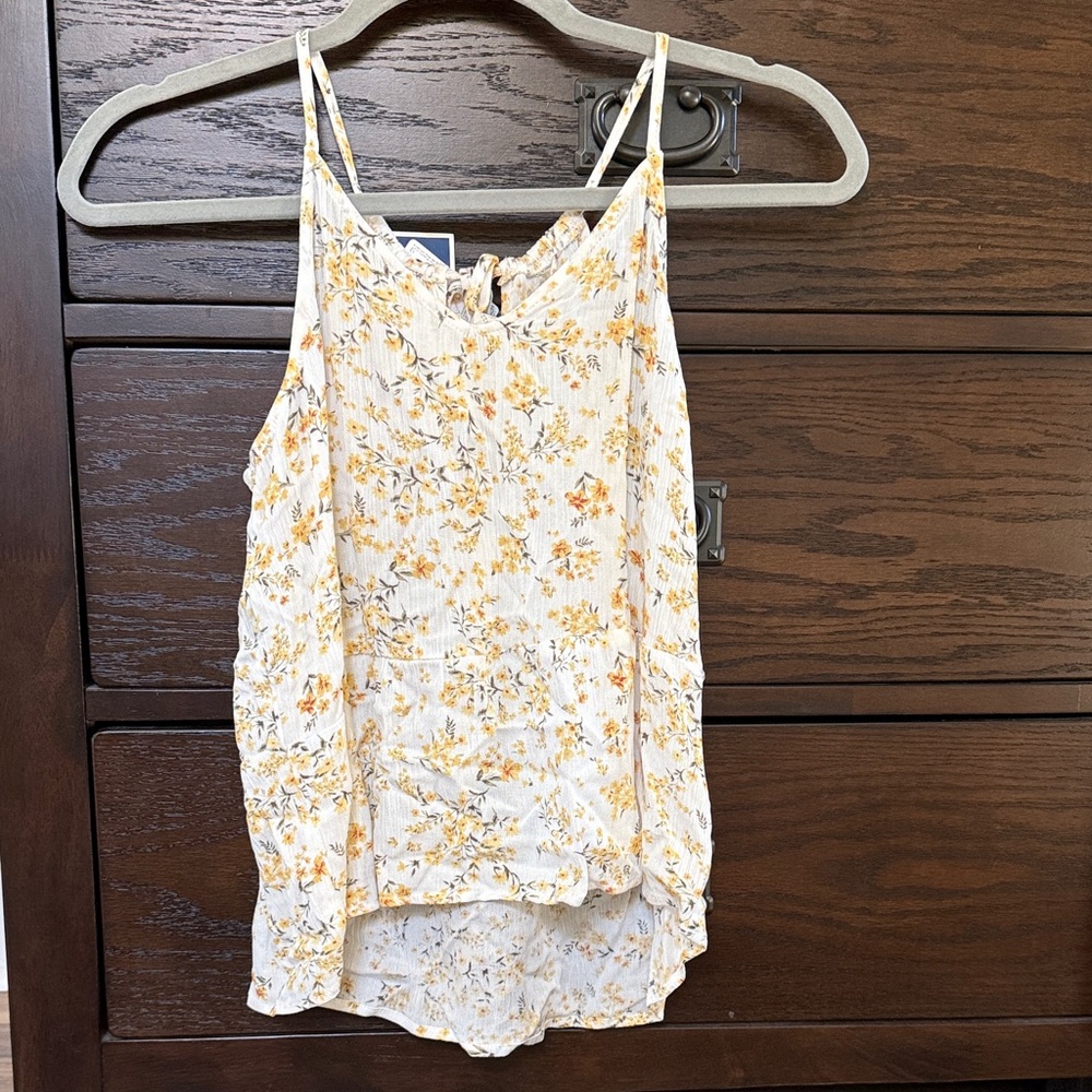 Floral Spaghetti Strap Top